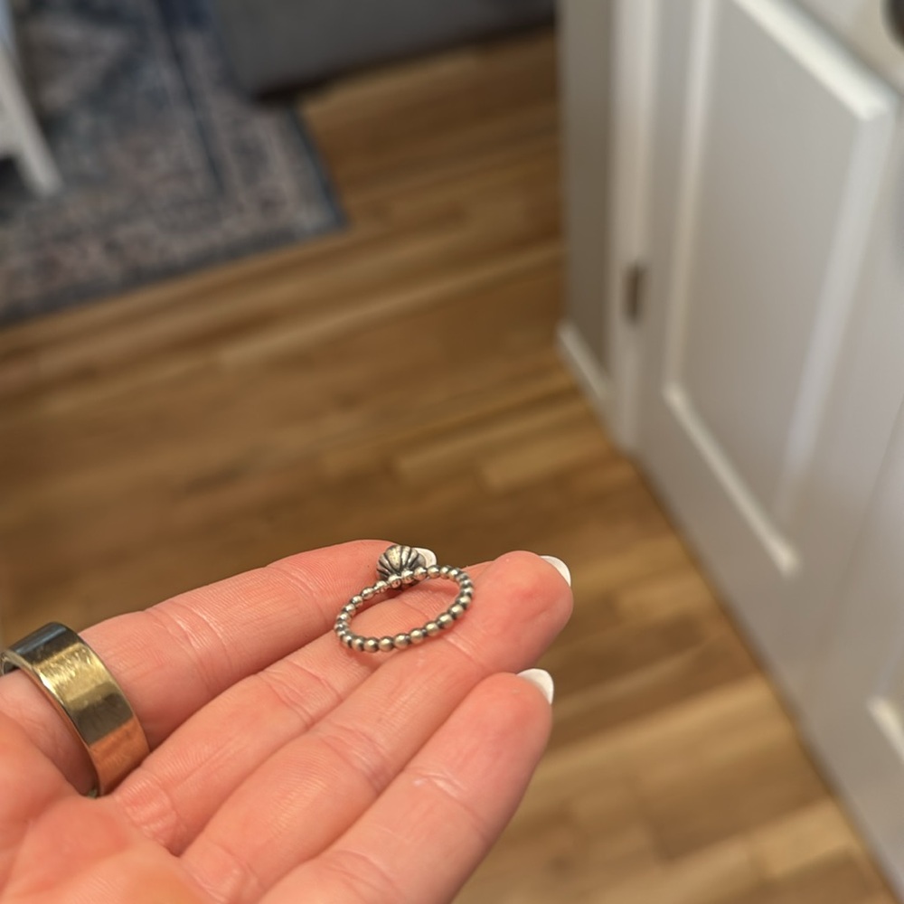 Silver Pandora Ring Stack - 6 Pieces - image 4